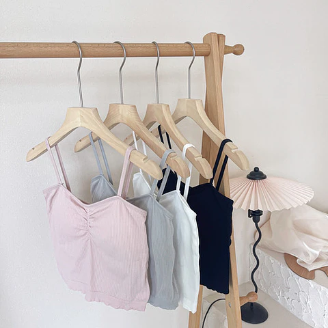 Pack 6 Polera Sin Manga Camiseta Tirantes Mujer Con Brasier