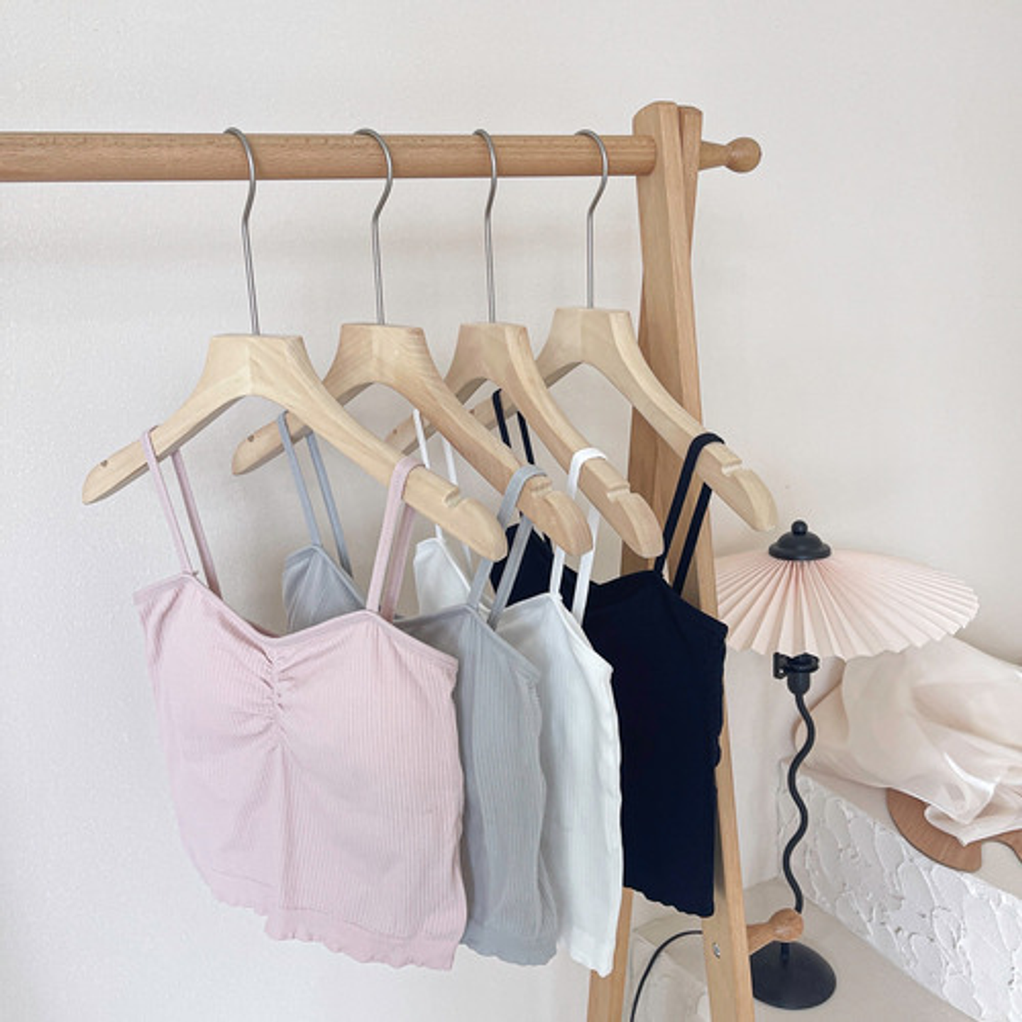 Pack 6 Polera Sin Manga Camiseta Tirantes Mujer Con Brasier 2