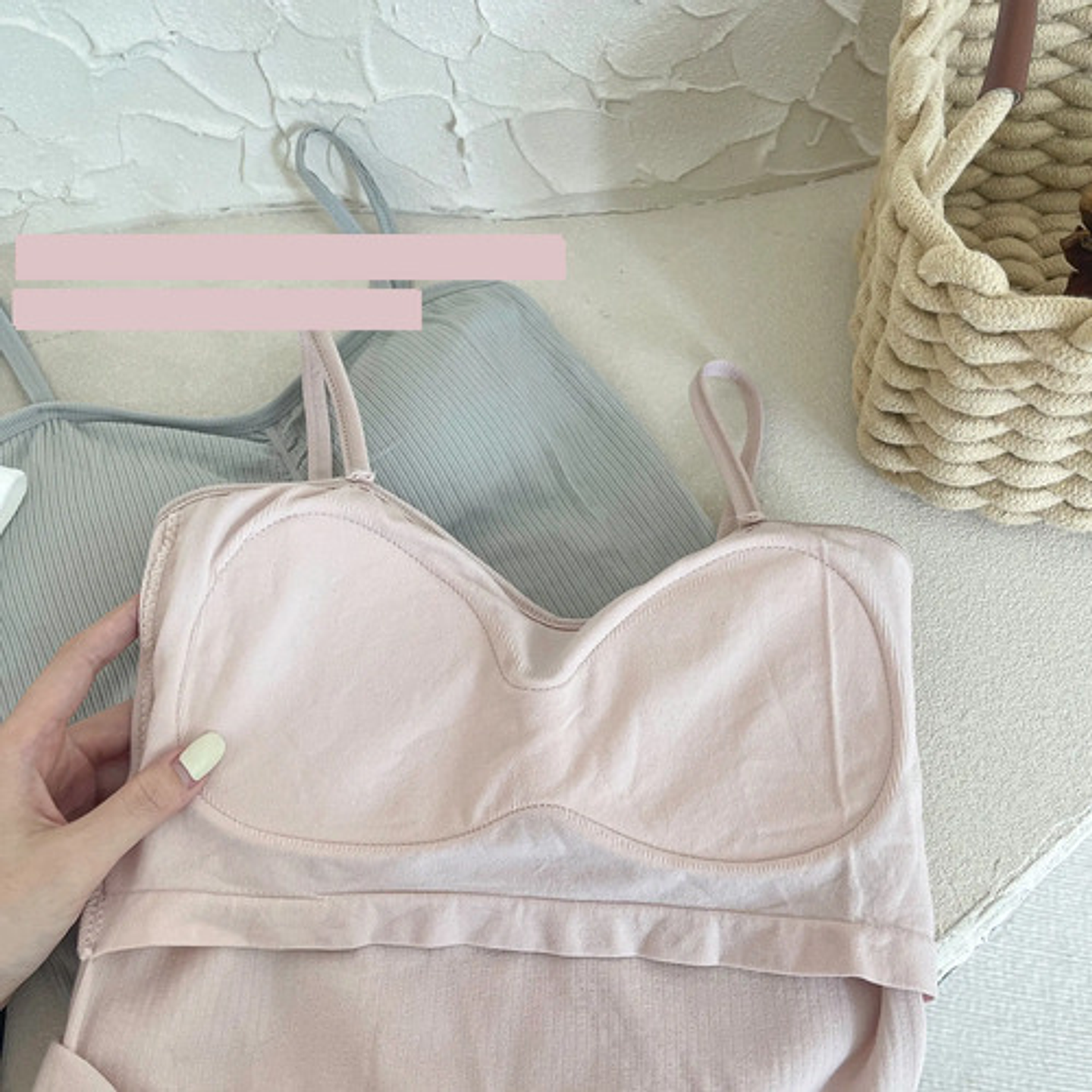 Pack 6 Polera Sin Manga Camiseta Tirantes Mujer Con Brasier 10