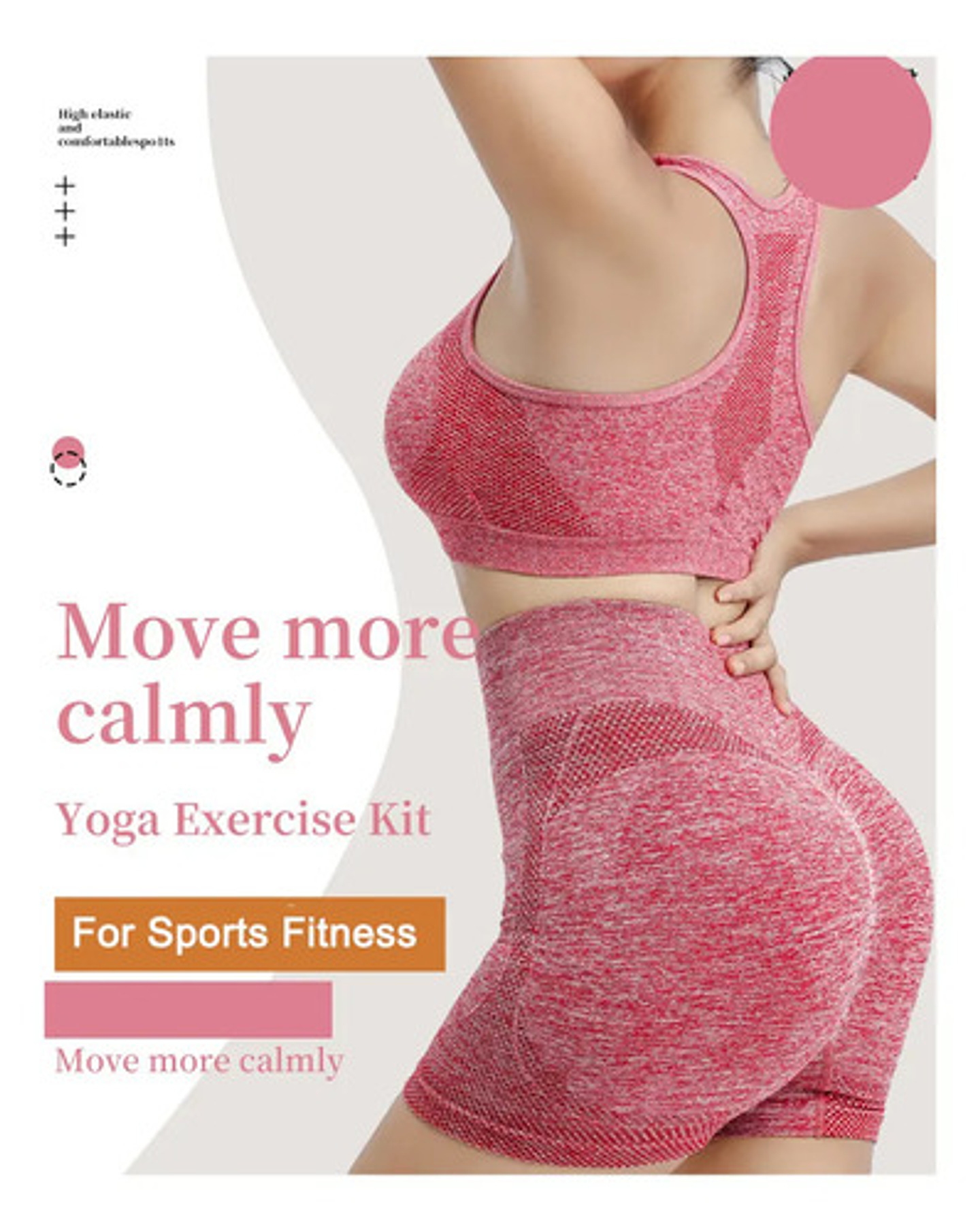 12x Conjunto De Entrenamiento Para Mujer De Impacto Gimnasio 4