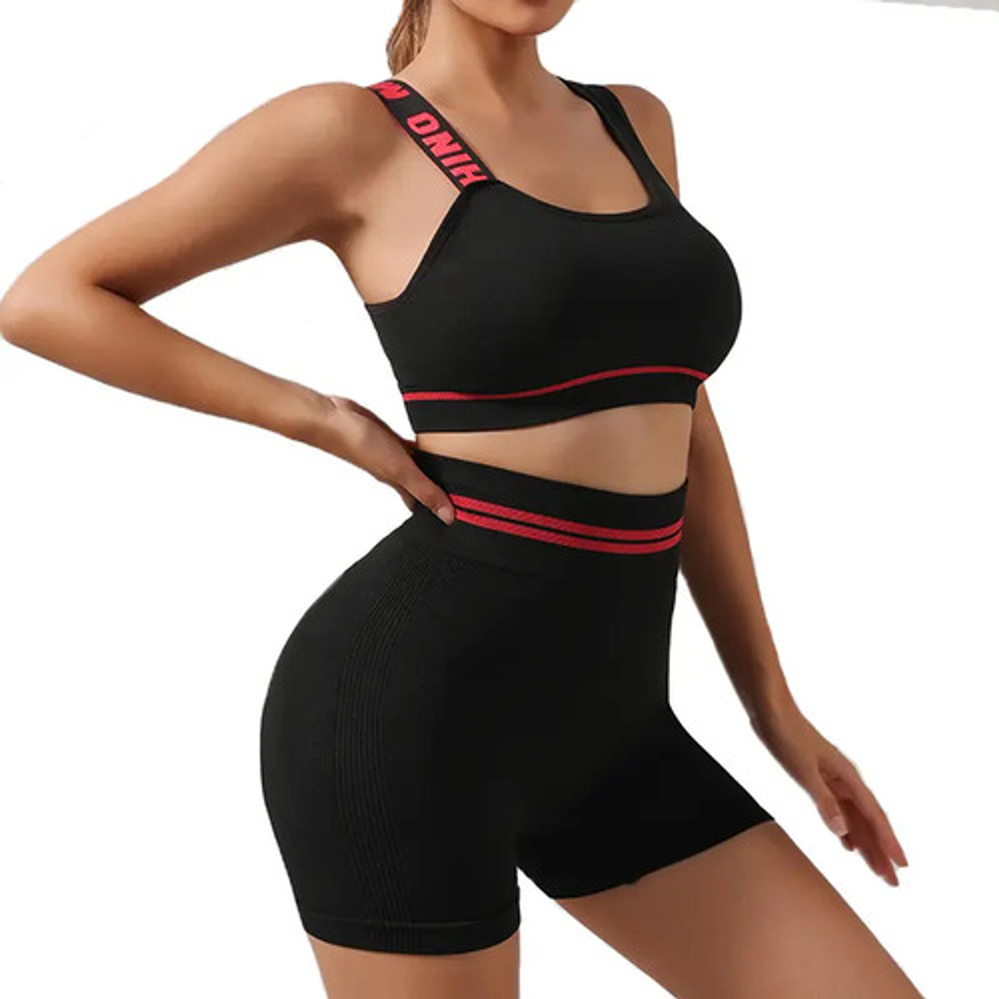 X12 Conjunto Deportivo Mujer Fitness Top Y Short Push Up 4