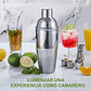 23 Piezas Cocktail Bartender Kit, Coctelera Profesional Utensilios De Bar, Cocteleras De Cóctel 750 Ml, Con Soporte De Acrílico Para Mezclar Bebidas, Hogar, Bar, Fiesta Plateado - Miniatura 4