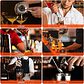 23 Piezas Cocktail Bartender Kit, Coctelera Profesional Utensilios De Bar, Cocteleras De Cóctel 750 Ml, Con Soporte De Acrílico Para Mezclar Bebidas, Hogar, Bar, Fiesta Plateado - Miniatura 9