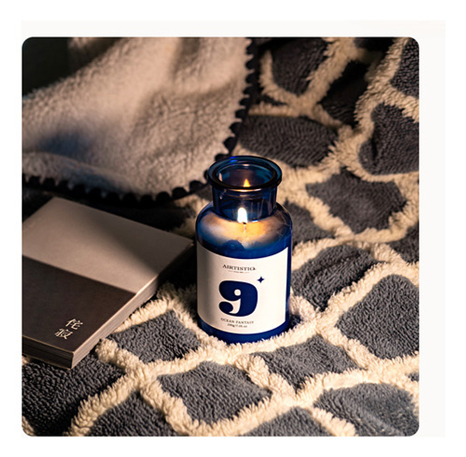 Velas Aromaticas, Cera De Soja 100% Pura 200g, Aromaterapia, Alivio Del Estrés Y Relajación, Adecuado Para Yoga, Meditación, Navidad, Regalo Navideñas, Etc Limón 3