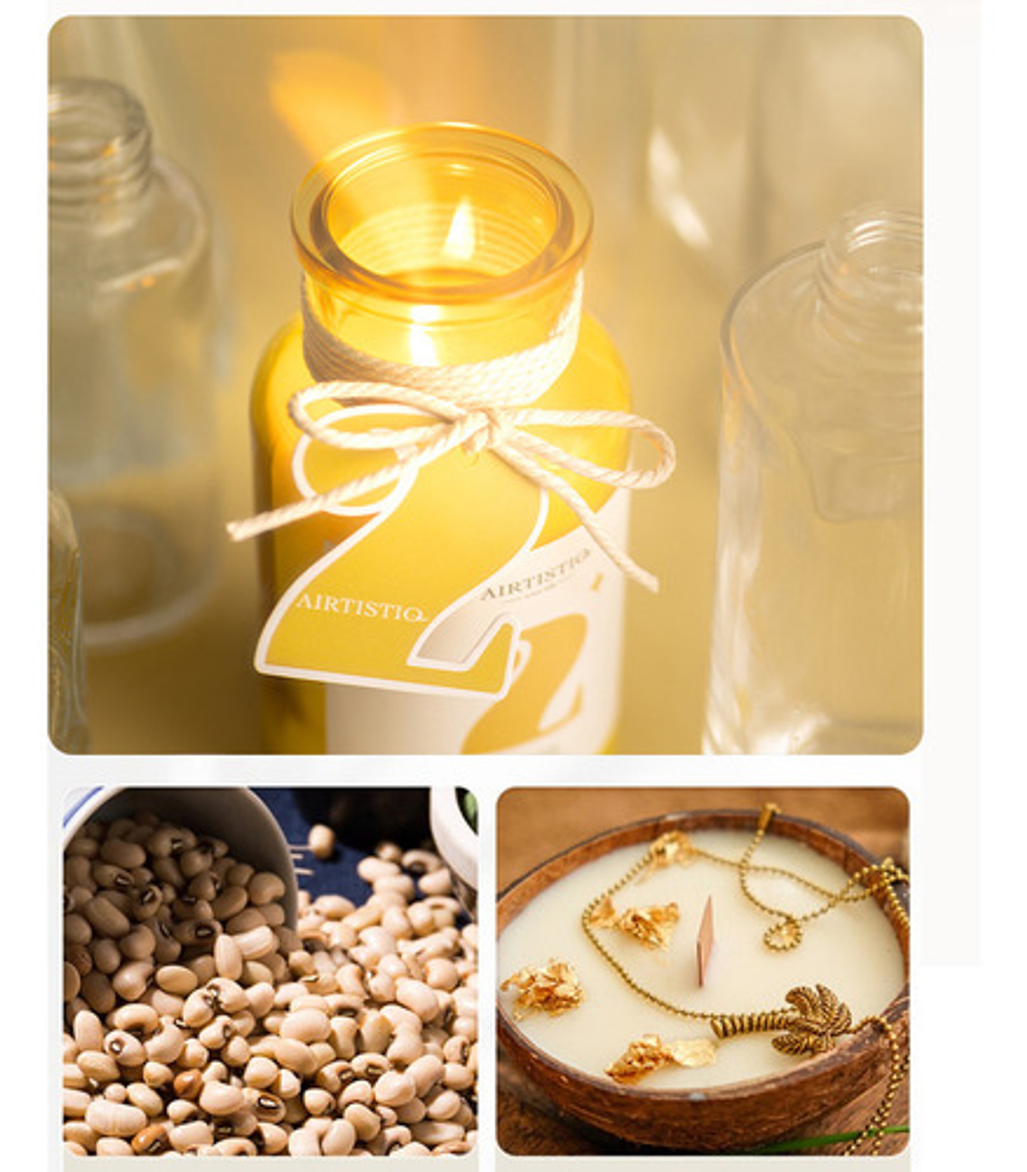 Velas Aromaticas, Cera De Soja 100% Pura 200g, Aromaterapia, Alivio Del Estrés Y Relajación, Adecuado Para Yoga, Meditación, Navidad, Regalo Navideñas, Etc Limón 6