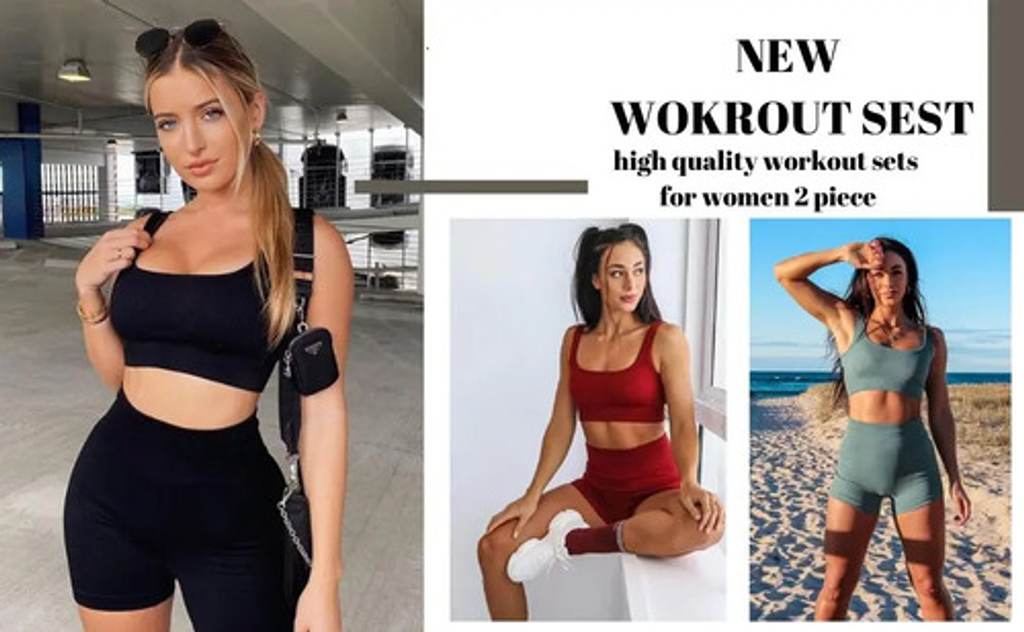 12x Conjunto Deportivo Mujer De Yoga Pilates Cintura Alta 3