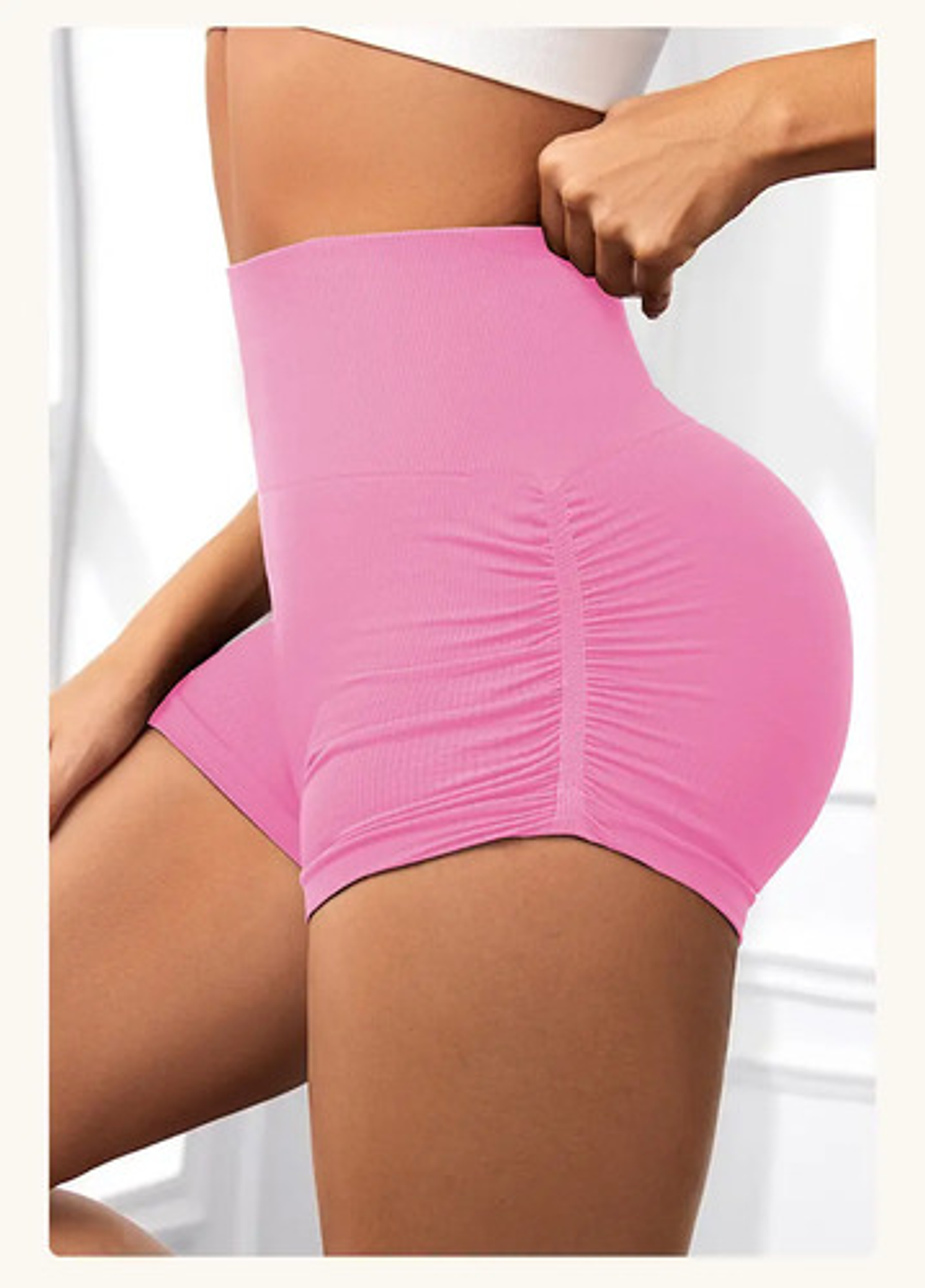 Pack 6 Shorts Mujer Verano Calzas Corta Fitness Cintura Alta 7