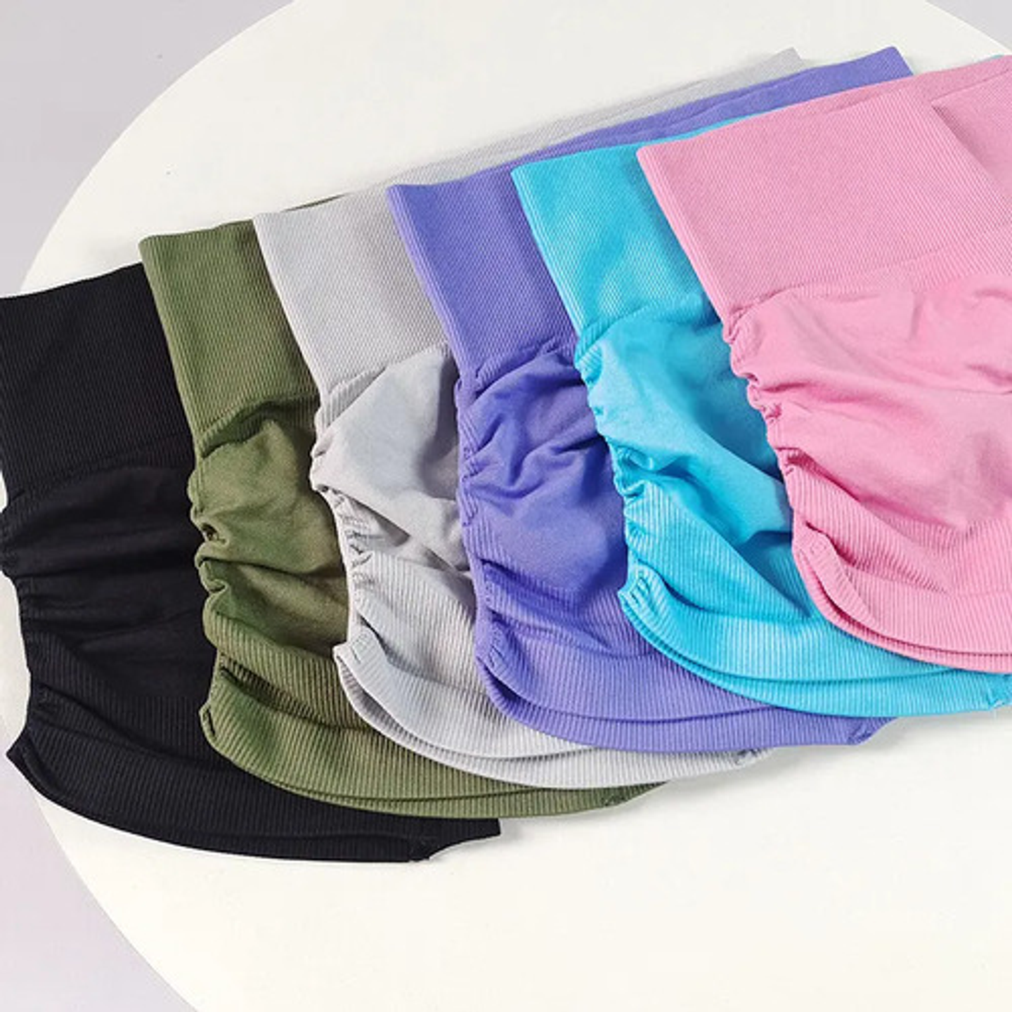 Pack 6 Shorts Mujer Verano Calzas Corta Fitness Cintura Alta 8