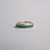 Anillo de plata y crisocola