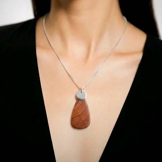 Colgante de Picoyo y plata