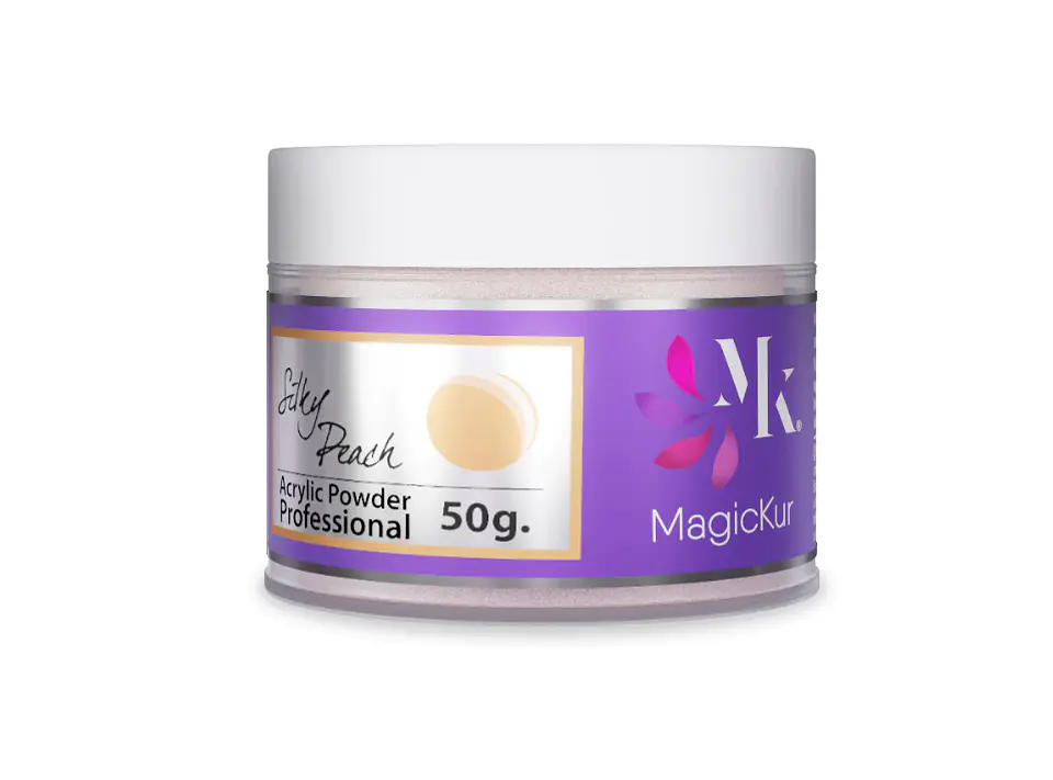 Polvo acrilico silky peach magickur  50 gr 1