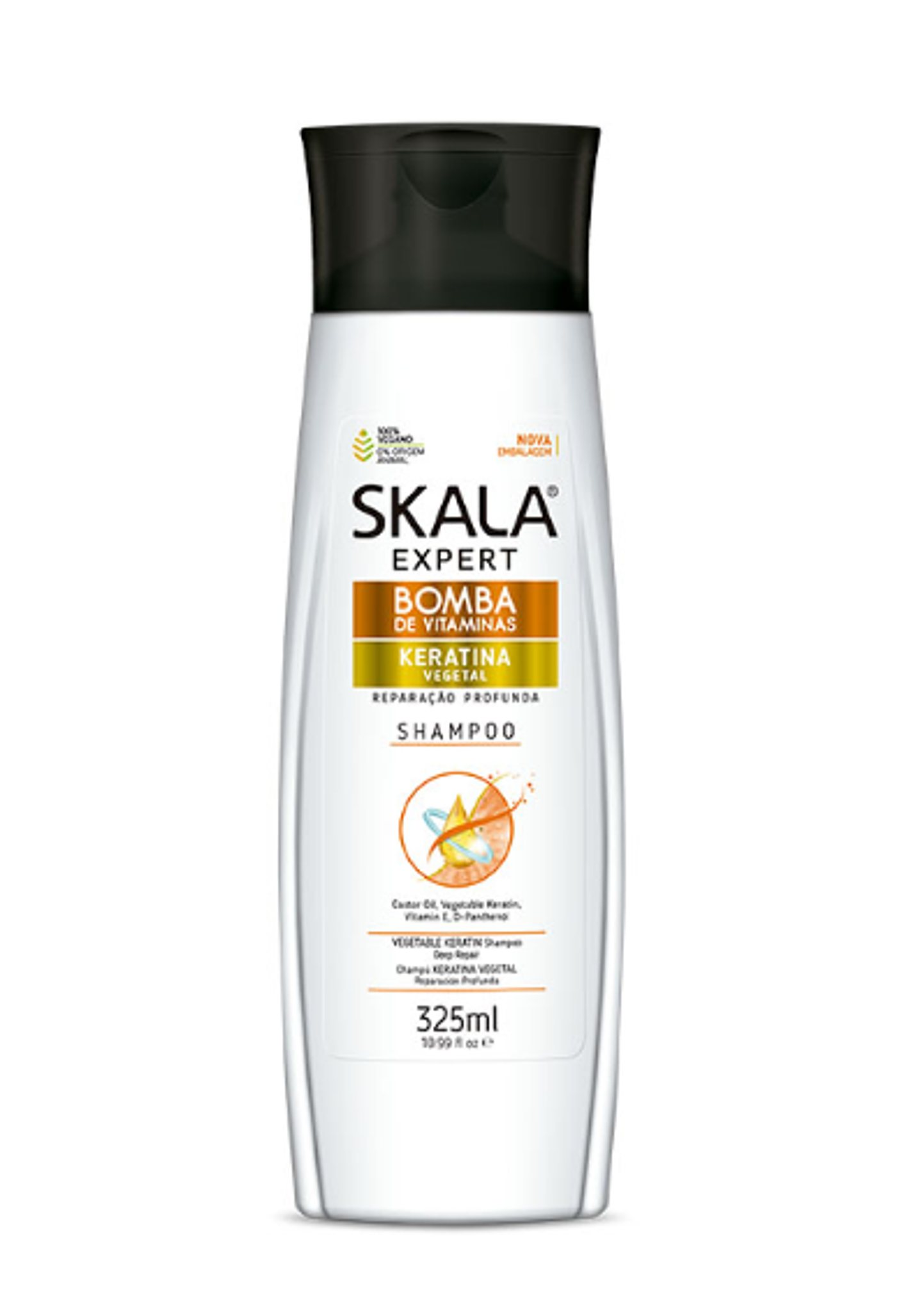 Skala shampoo bomba de vitaminas keratina 325 ml 1