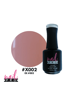 Esmalte Permanente Base de francesa Rosa Traslucido  x002 