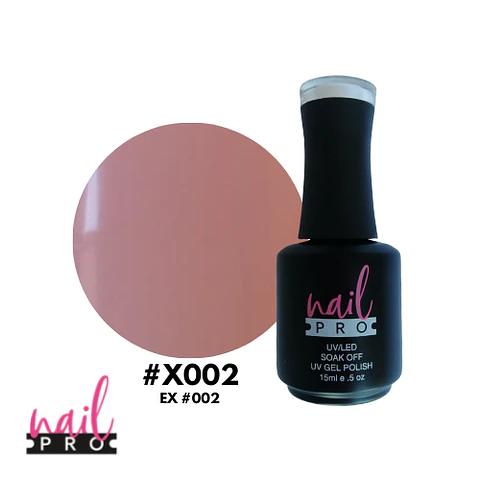 Esmalte Permanente Base de francesa Rosa Traslucido  x002 