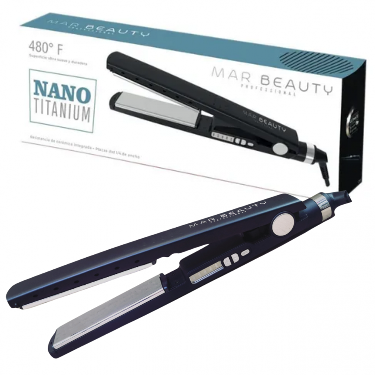 Plancha mar beauty nano titanium 1