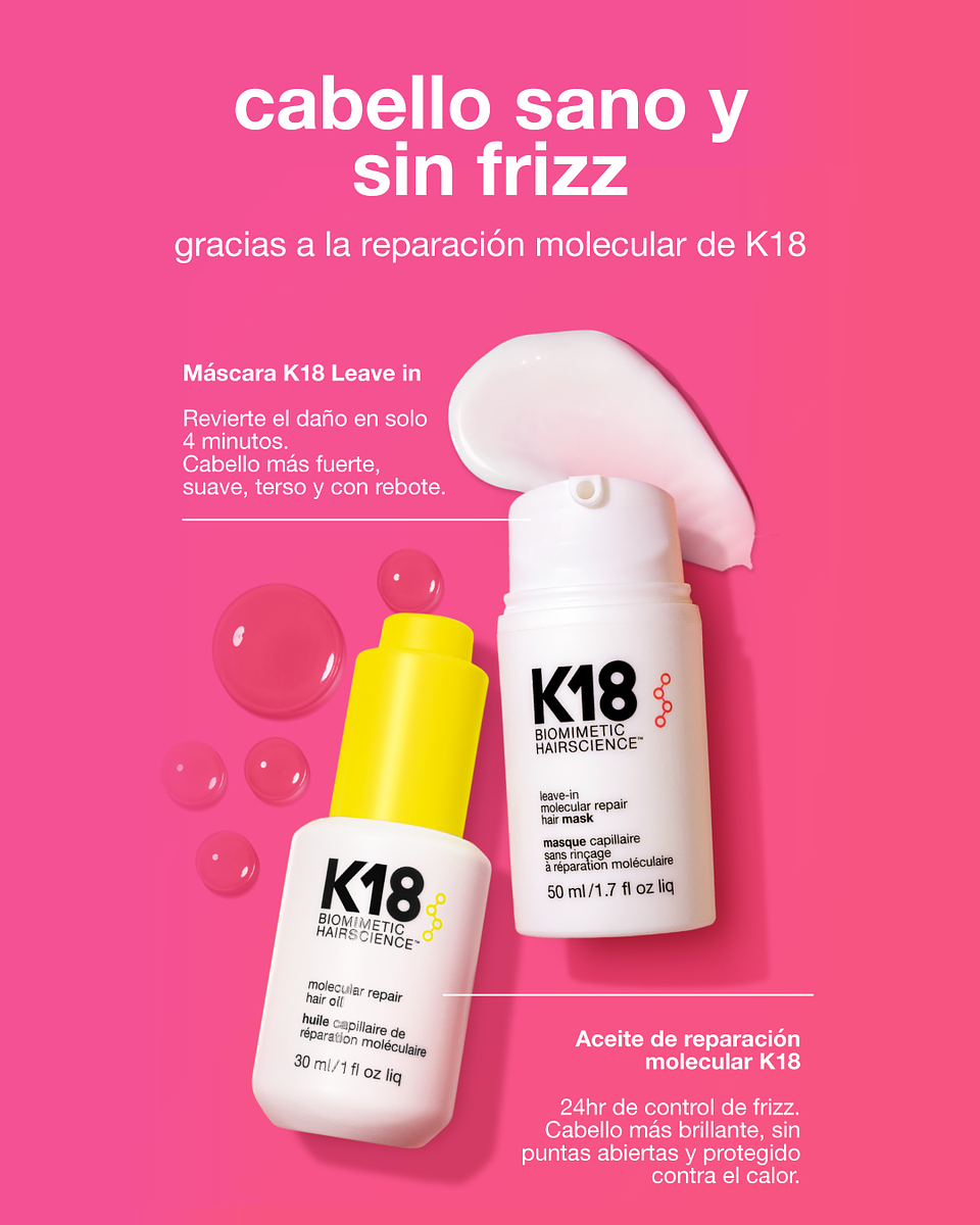 Leave-in consumer mask 15ml k18 4