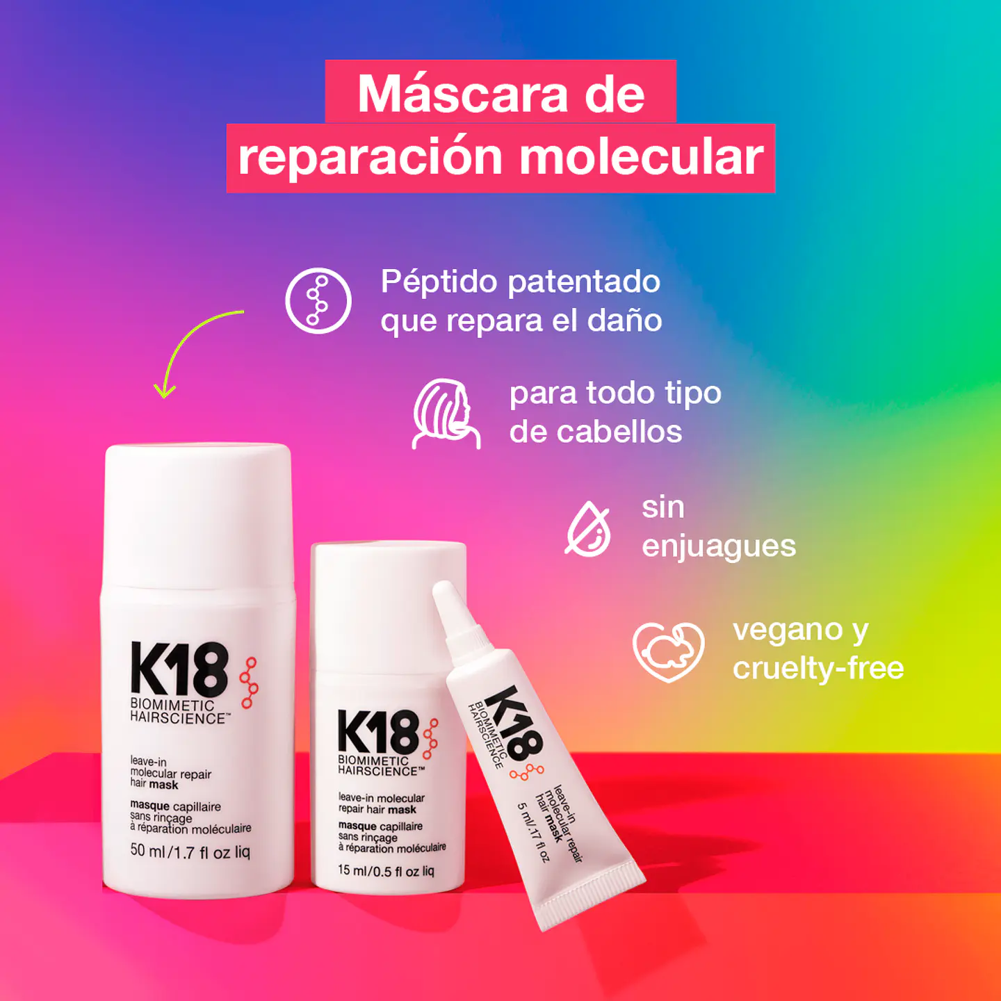 Leave-in repair mask 50ml  k18 2