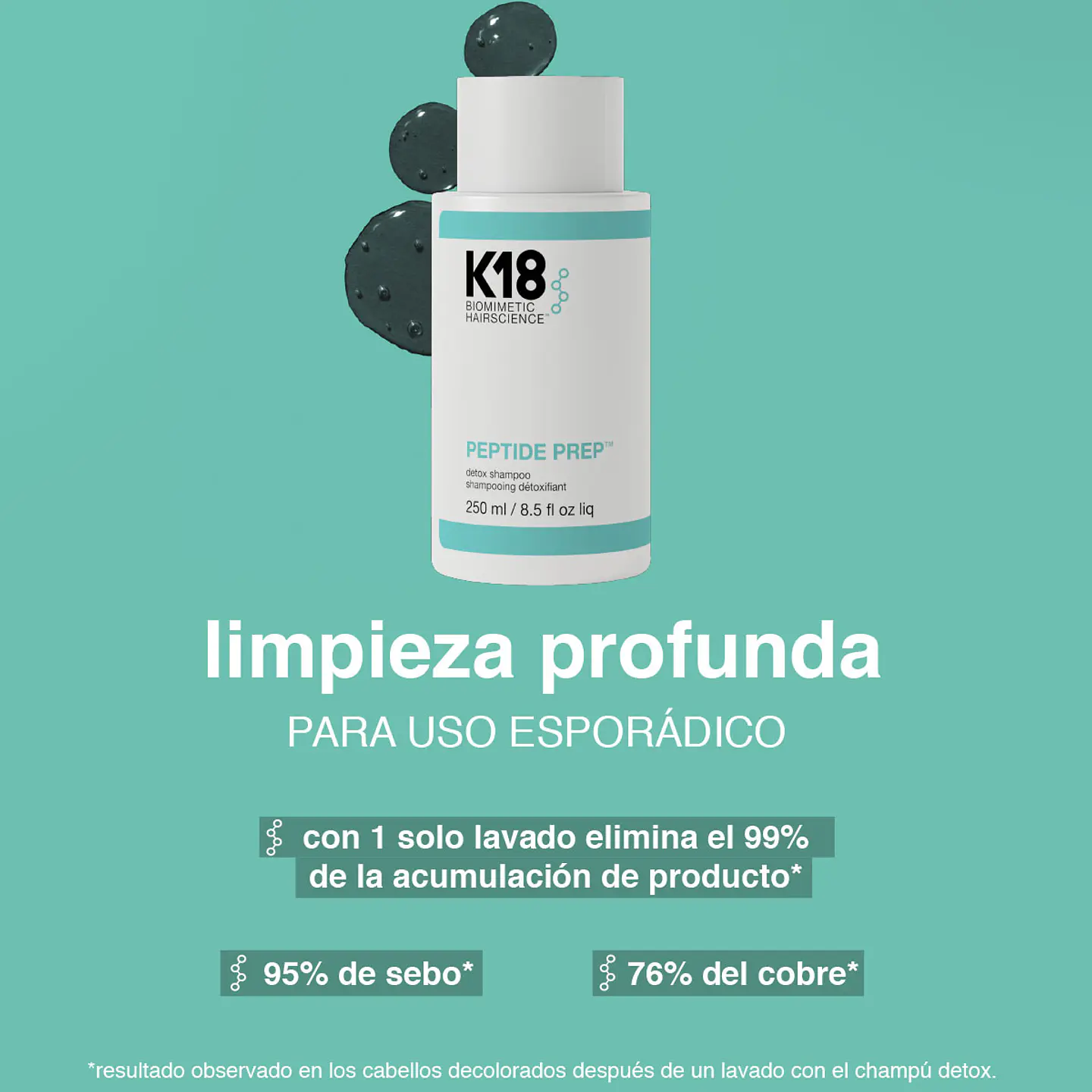 Shampo detox peptide repair 250ml k18 1