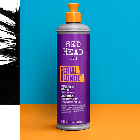 BED HEAD SERIAL BLONDE SHAMPOO MATIZADOR MORADO 400 ML 