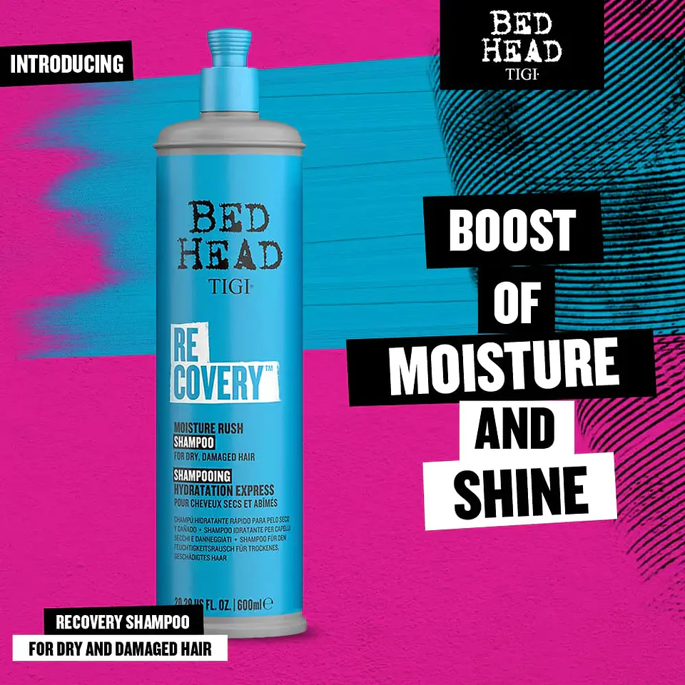BED HEAD TIGI SHAMPOO RECOVERY HIDRATANTE RAPIDO 400ML  1