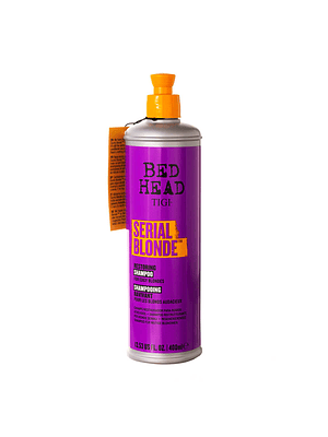 BED HEAD TIGI SHAMPOO SERIAL BLONDE RESTAURADOR PARA RUBIOS 400 ML 