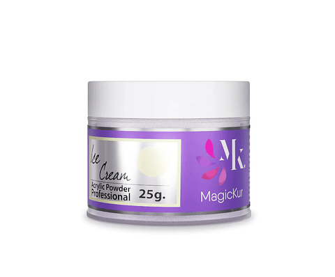 POLVO ACRÍLICO KRYSTAL ICE CREAM 25G MAGICKUR 