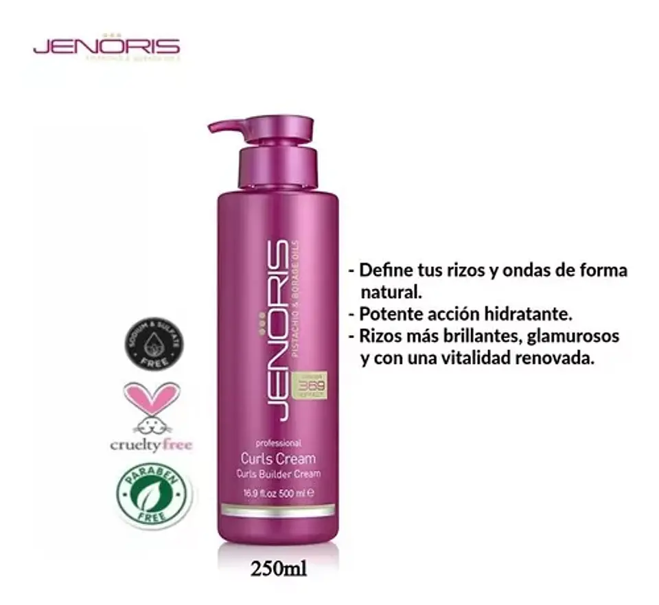 JENORIS CURLS CREAM 250ML  1