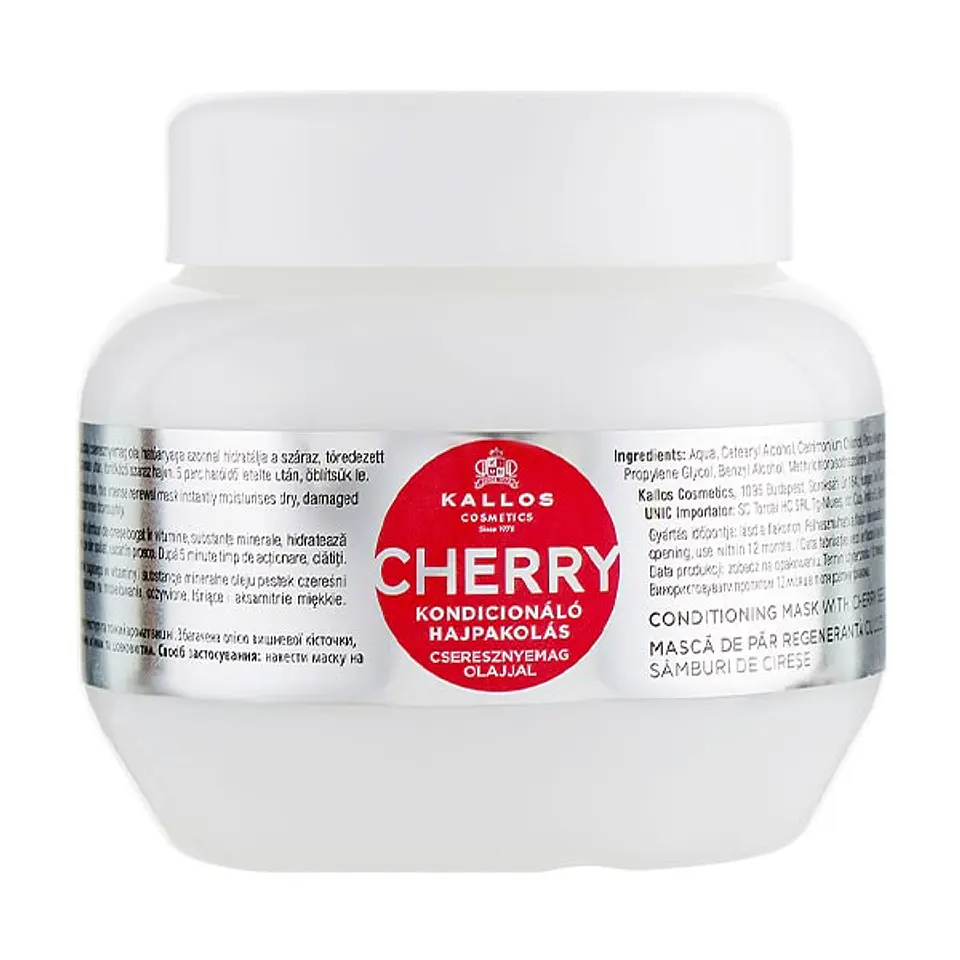 KALLOS CHERRY HIDRATACIÓN  HAIR MASK 275ML  1