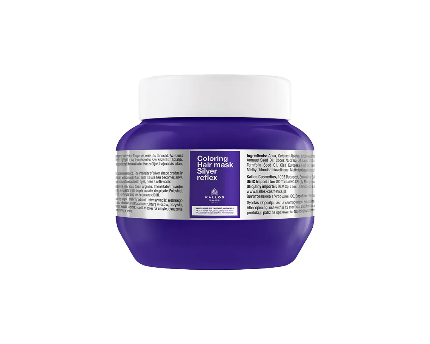KALLOS SILVER MASCARA MATIZADORA VIOLETA 275ML  1