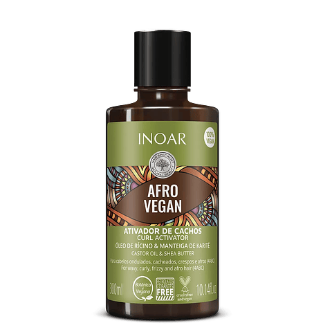 INOAR ACTIVADOR DE RIZOS AFRO VEGAN 300 ML 