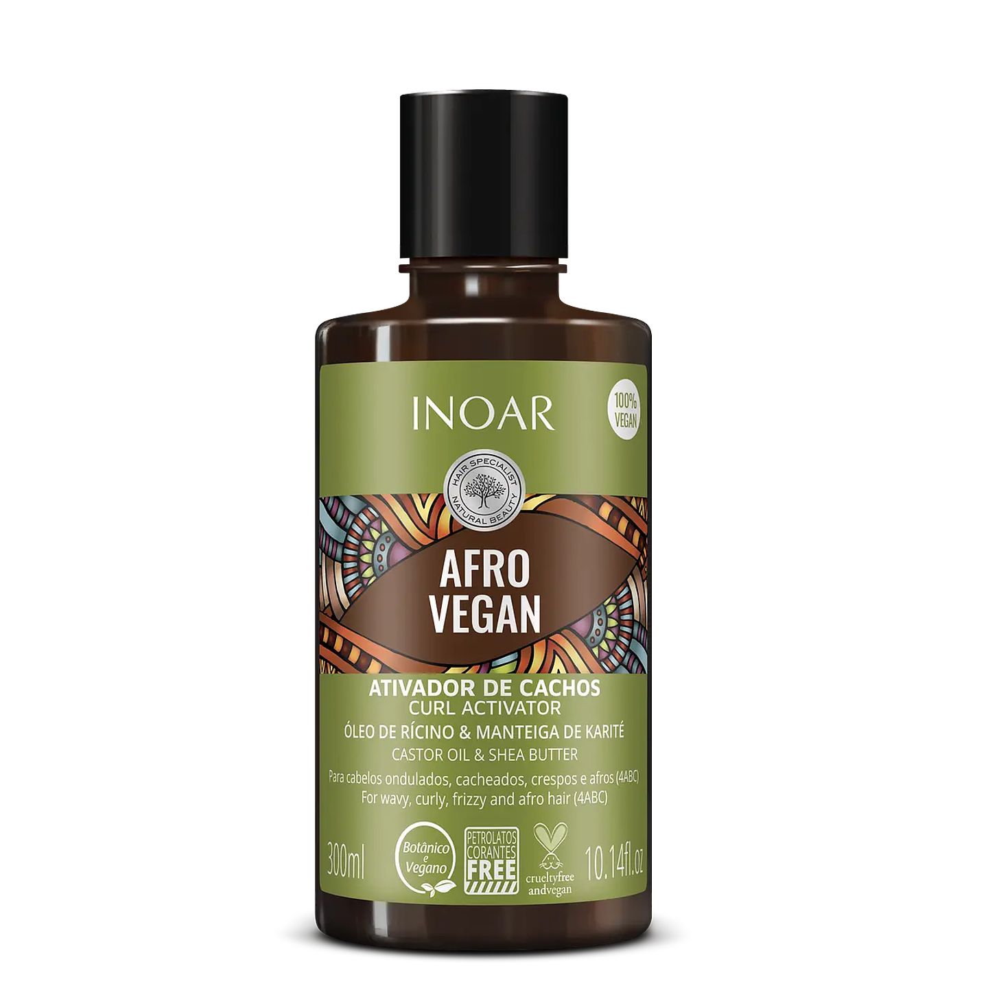 INOAR ACTIVADOR DE RIZOS AFRO VEGAN 300 ML  1