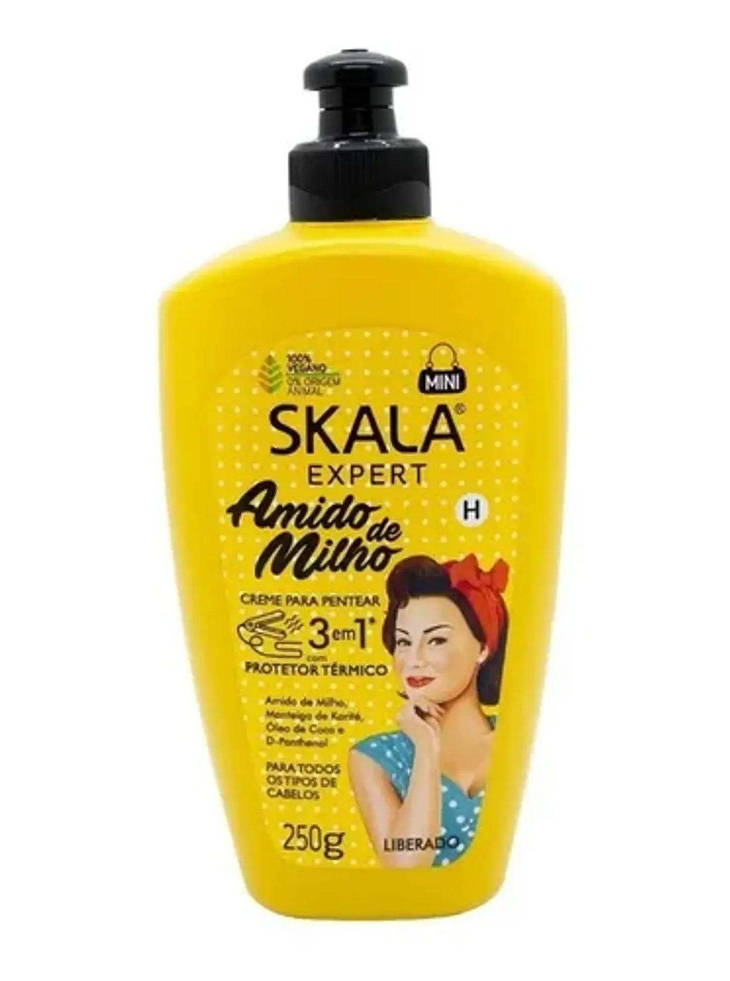 SKALA CREMA PARA PEINAR 3 EN 1 AMIDO DE MILHO 250ML  1