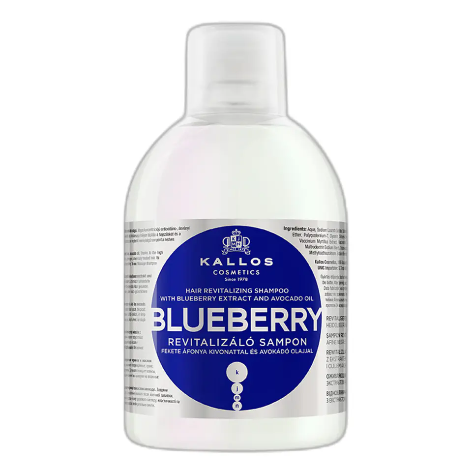KALLOS SHAMPOO BLUEBERRY REVITALIZING 1000 ML  1