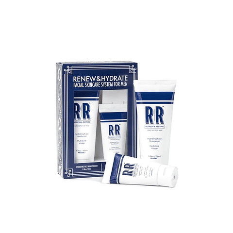 REUZEL KIT RENEW HIDRATING FACE FOR MEN 100ML 30ML 
