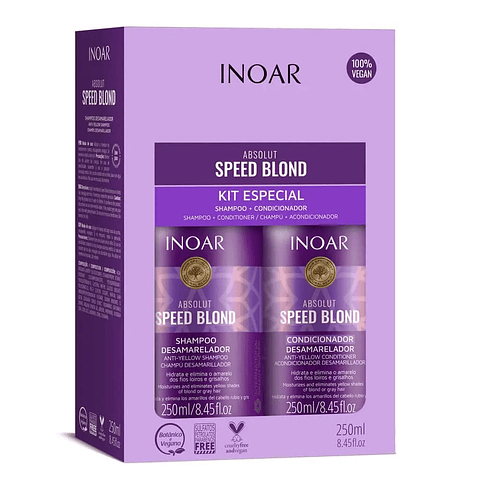 INOAR KIT SPEED BLOND 250ML 