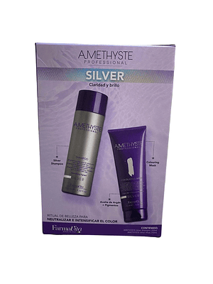 KIT AMETHYSTE SHAMPO + MASK SILVER 250ML 