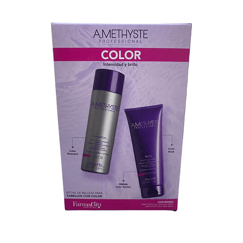 NAVIDAD KIT AMETHISTE COLOR SHAM/ACOND 250ML 