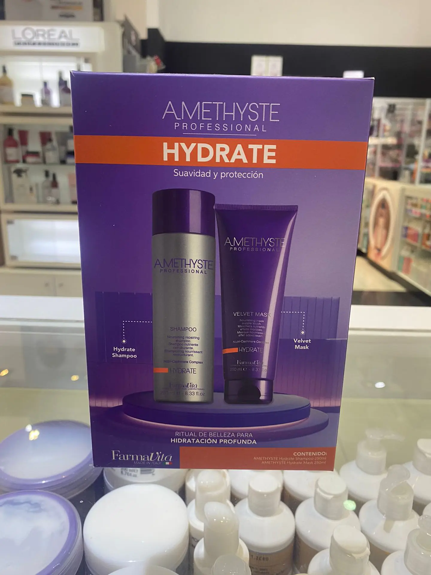 FARMAVITA AMETHYSTE  SHAMPOO/ACOND HIDRATACIÓN 250ML  1
