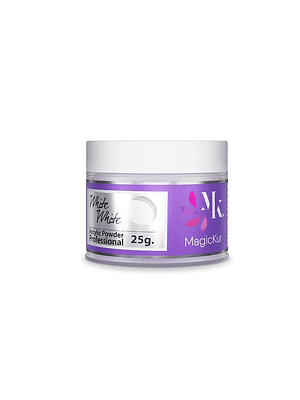 POLVO ACRÍLICO WHITE WHITE 25G MAGICKUR 