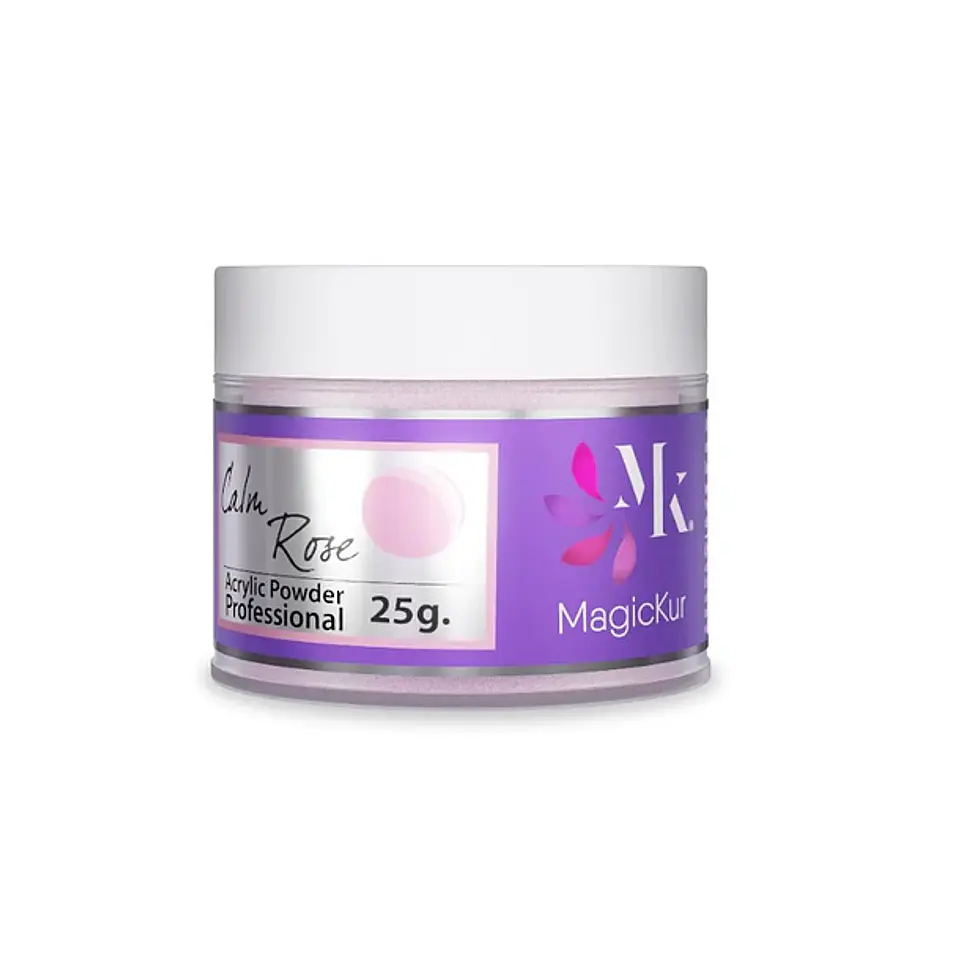 POLVO ACRÍLICO CALM ROSE 25G MAGICKUR  1