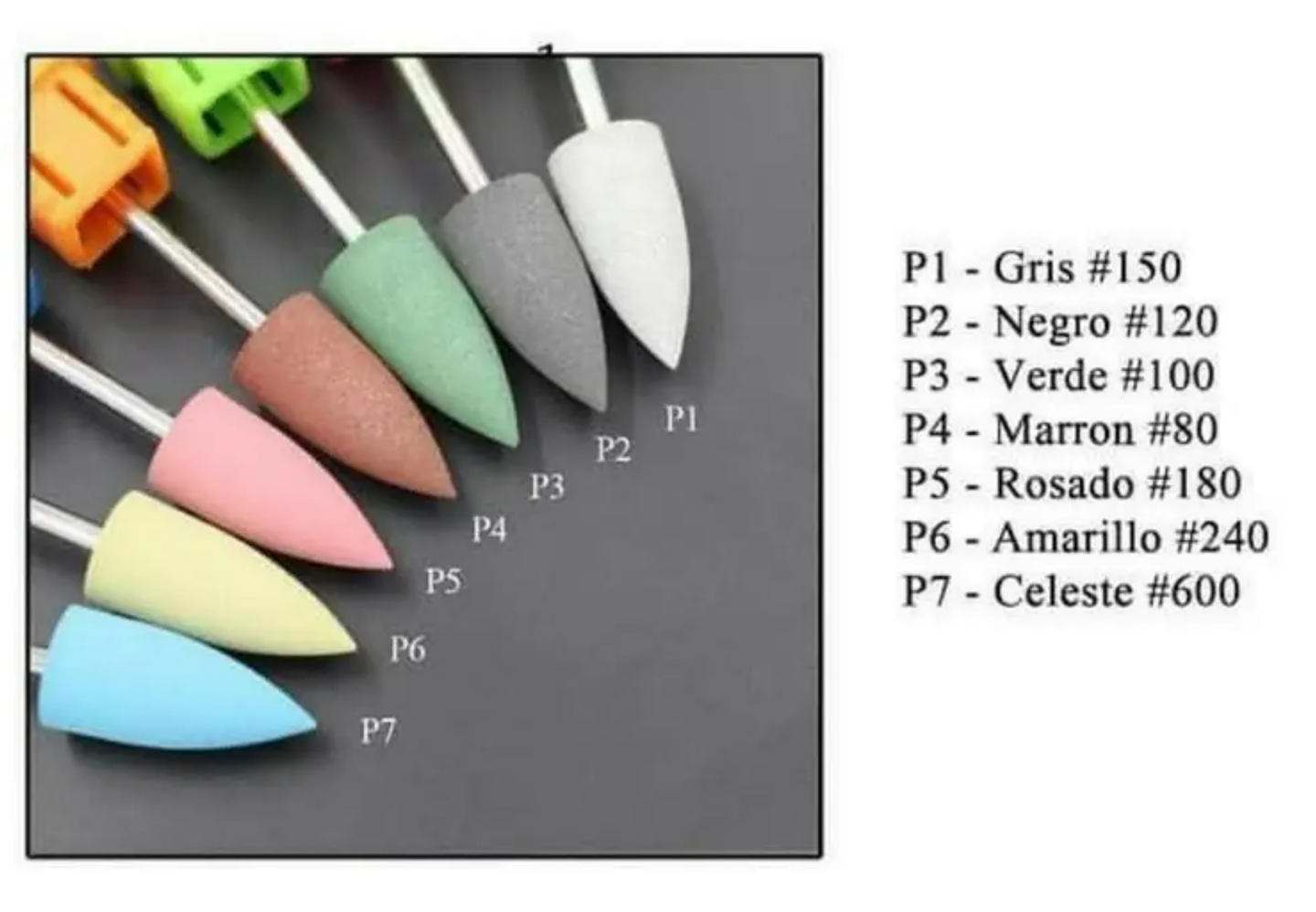 FRESA DE SILICONA ROSADA EN PUNTA  2