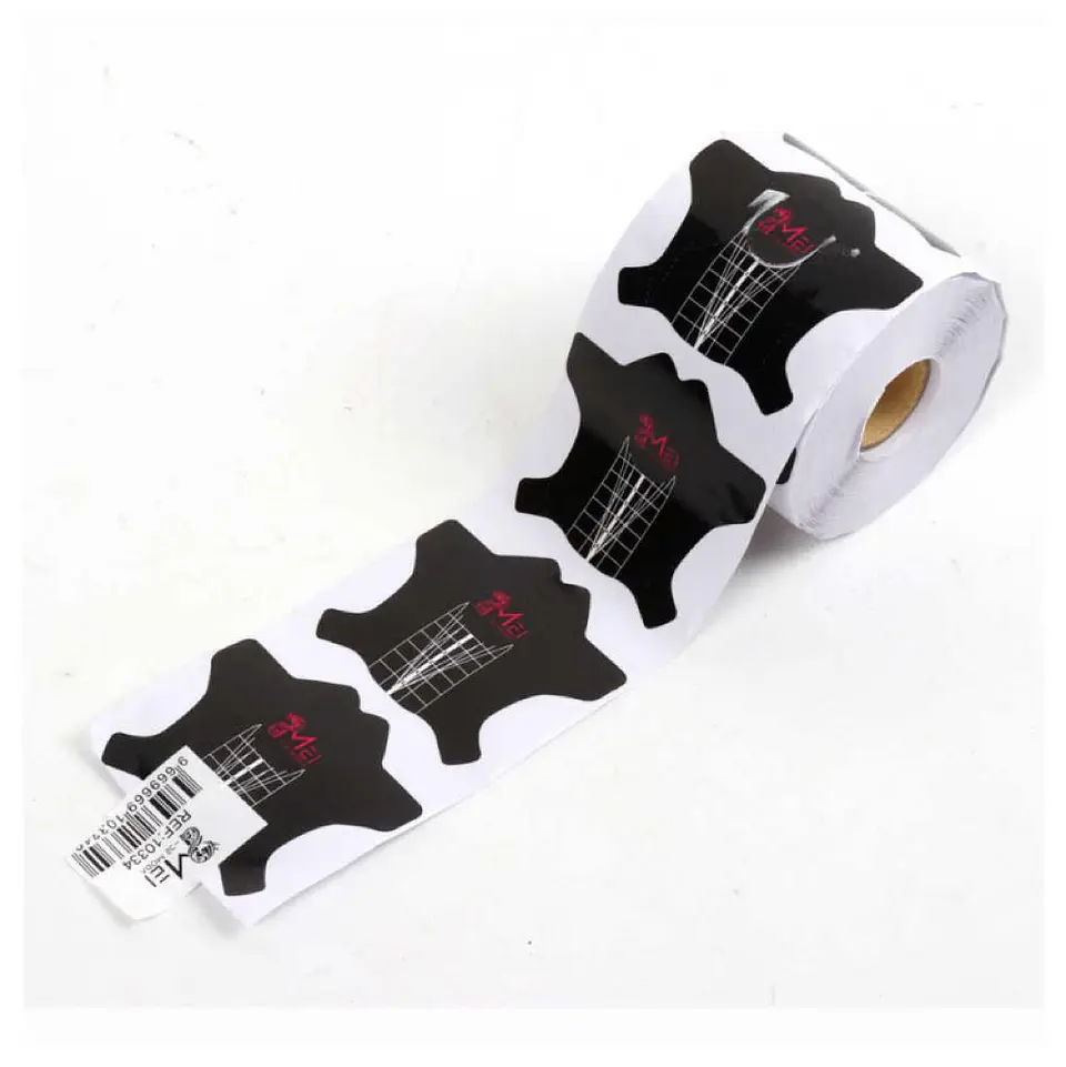 MOLDE PARA UÑAS NEGRO 300PCS 1