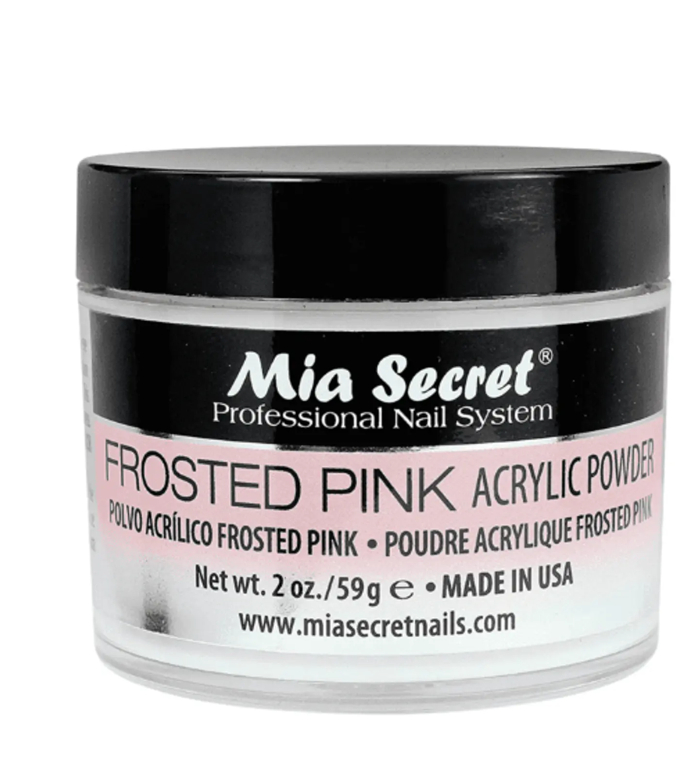 MIA SECRET ACRILICO FROSTED PINK 14G  1