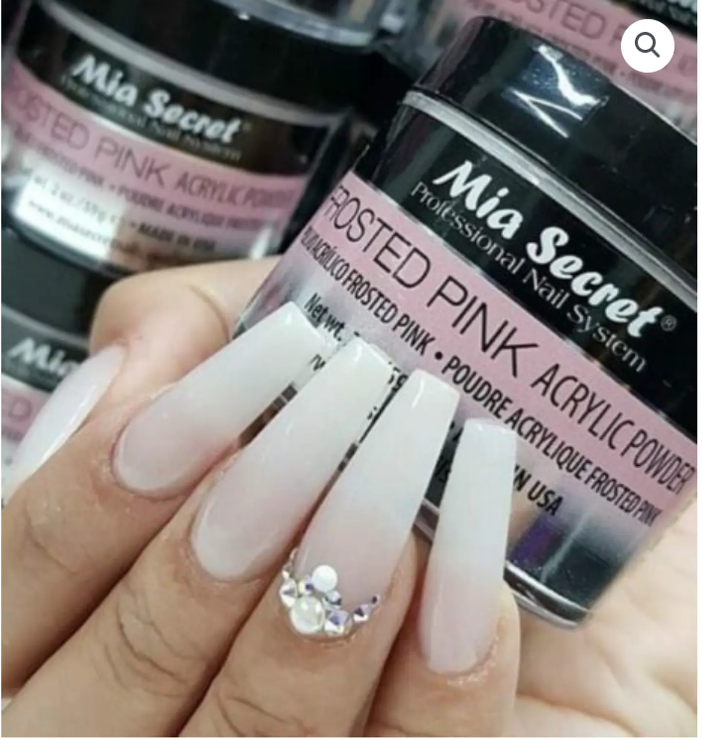 MIA SECRET ACRILICO FROSTED PINK 14G  2