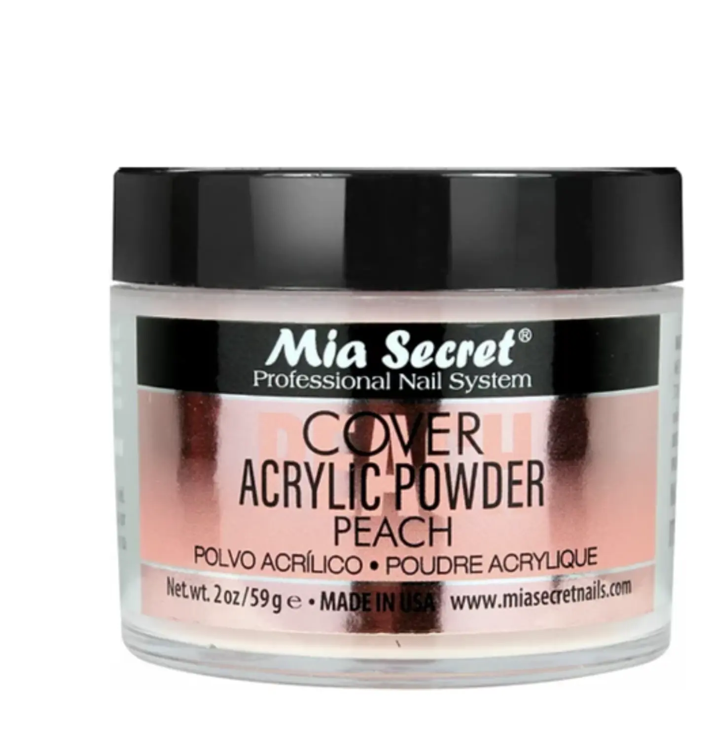 MIA SECRET ACRILICO COVER PEACH  15GR  1