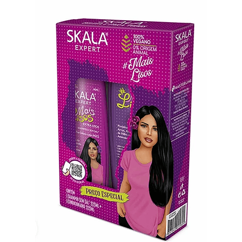 SKALA KIT SHAMPOO/ACOND MAIS LISOS 650 ML 