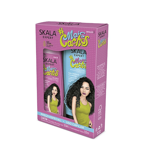 SKALA KIT SHAMPOO/ACOND MAIS CACHOS 650 ML 