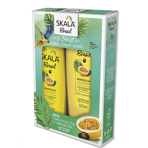 SKALA KIT SHAMPOO/ACOND MARACUYA 650 ML 