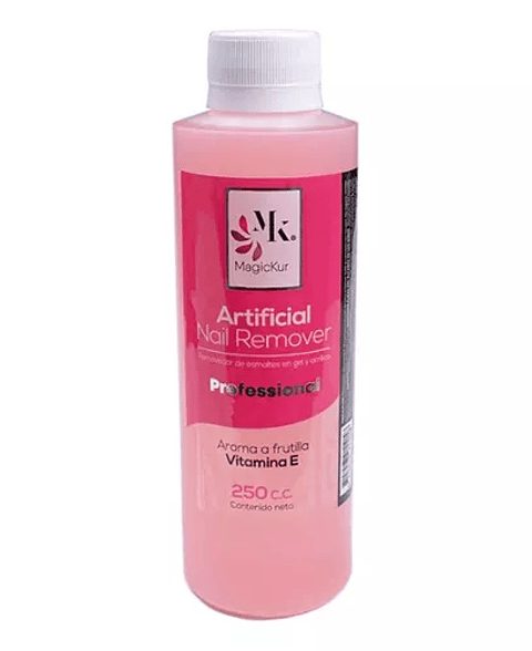 MAGICKUR REMOVEDOR ACRILICO GEL 250 ML FRUTILLA 