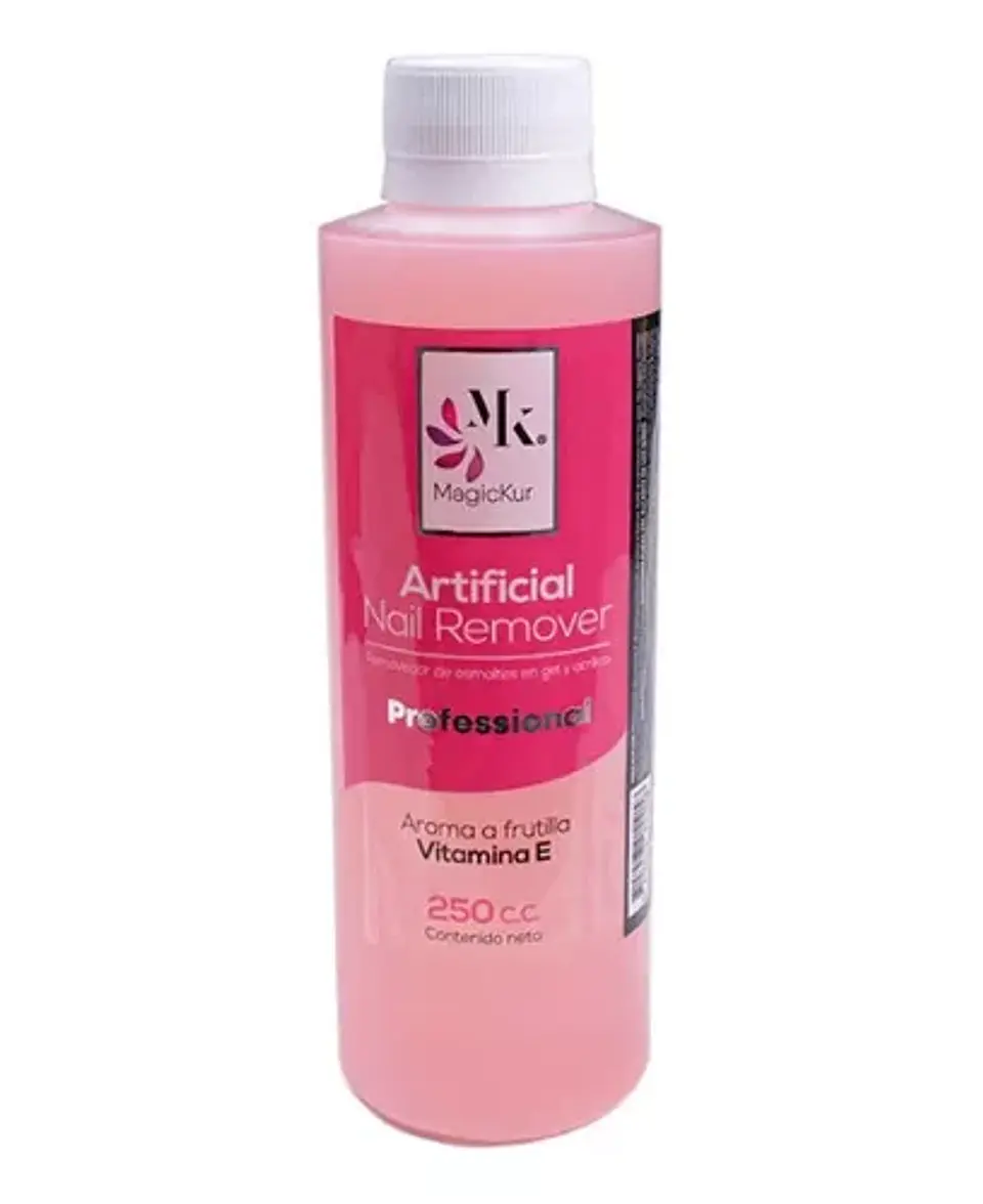 MAGICKUR REMOVEDOR ACRILICO GEL 250 ML FRUTILLA  1